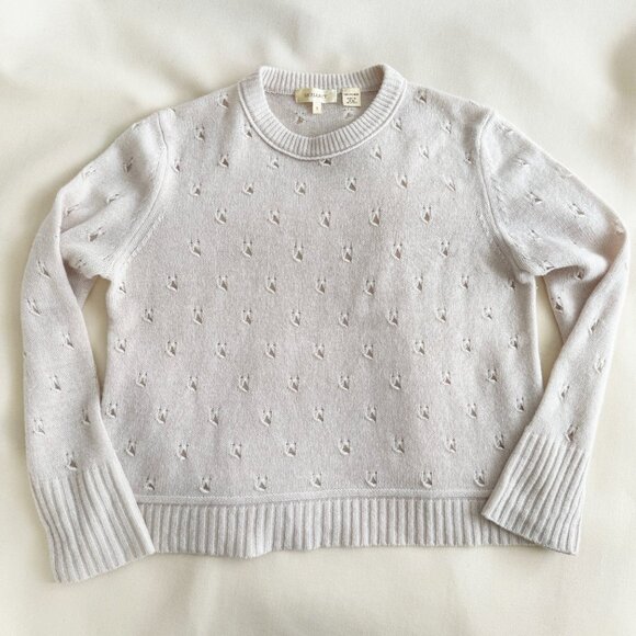 Inhabit Cashmere Pointelle Crew Neck, size XS - Picture 6 of 10